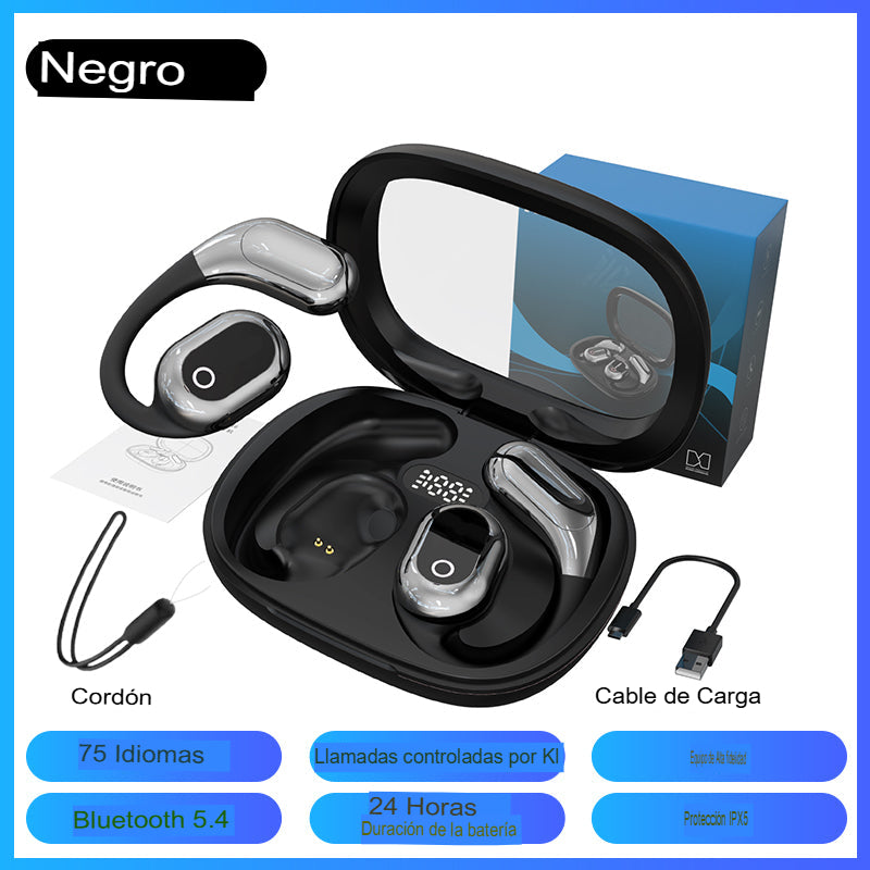 Auriculares Bluetooth con traducción de voz AI